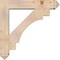 Ekena Millwork Merced Arts and Crafts Smooth Bracket w/ Offset Brace, Douglas Fir, 7 1/2"W x 38"D x 38"H BKT0806X38X38MRC03SDF - alternate 3